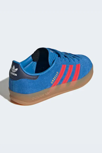 Кроссовки Gazelle Indoor Adidas Originals, синий — фото 3