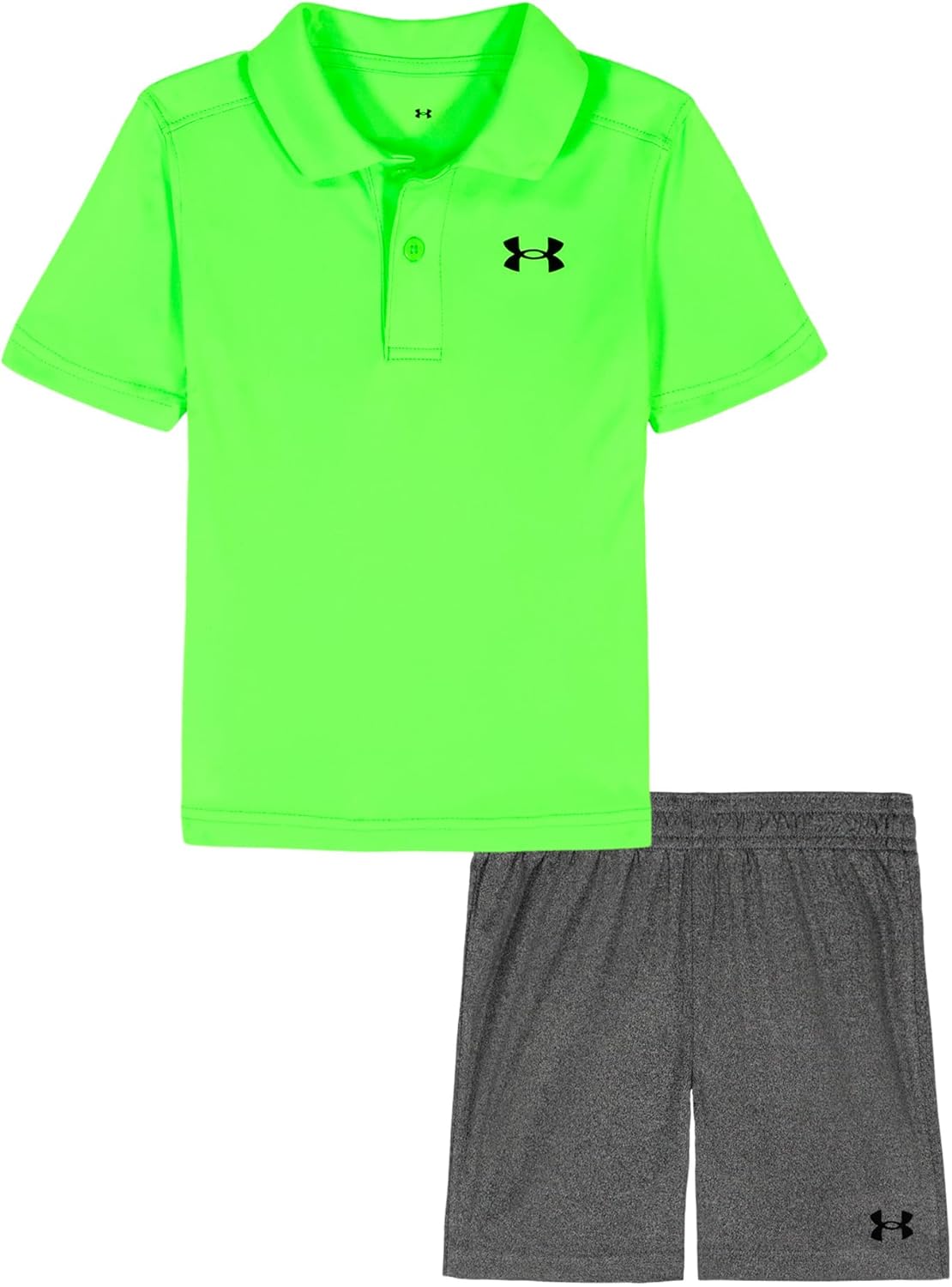 

Under Armour mens Polo & Short Set, Hyper Green