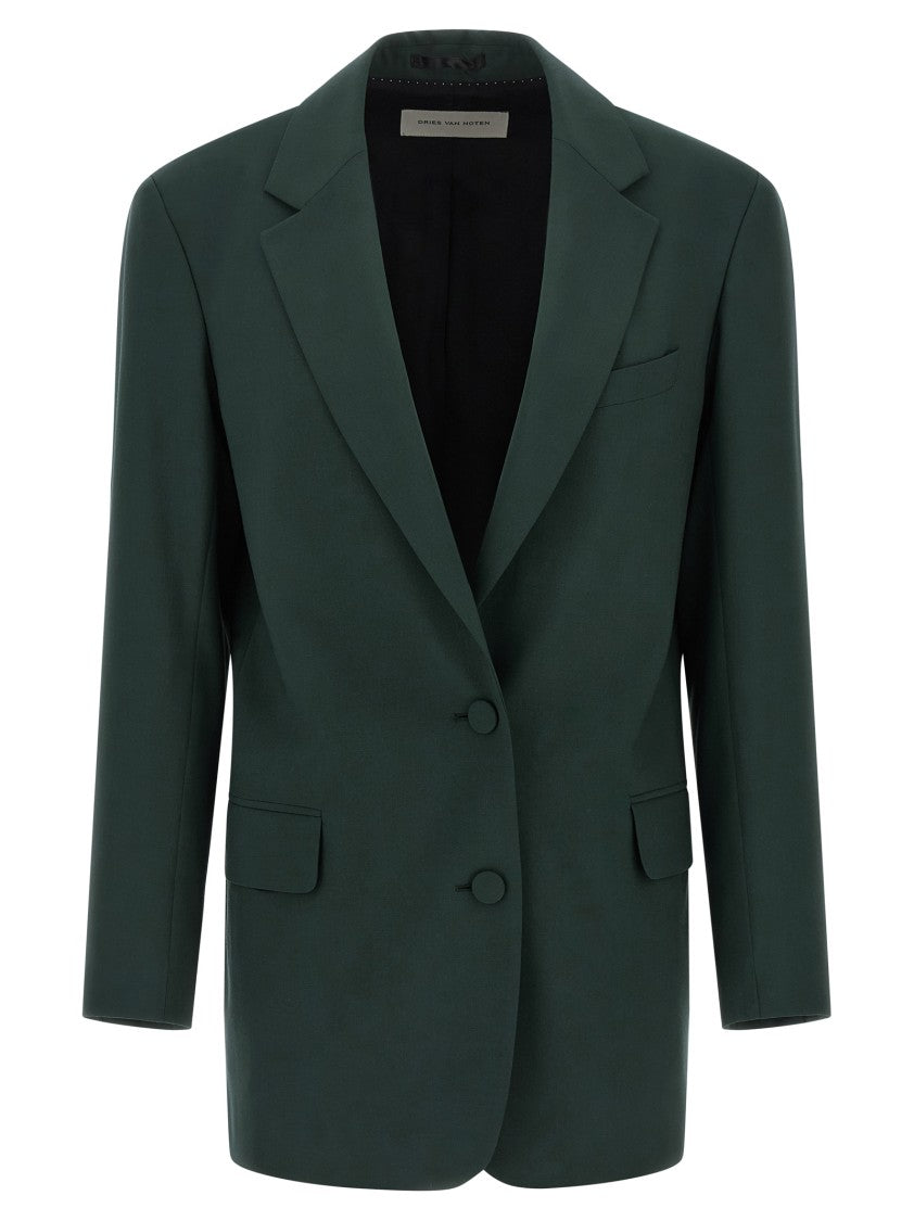 

Басти Блейзер Dries Van Noten, зеленый