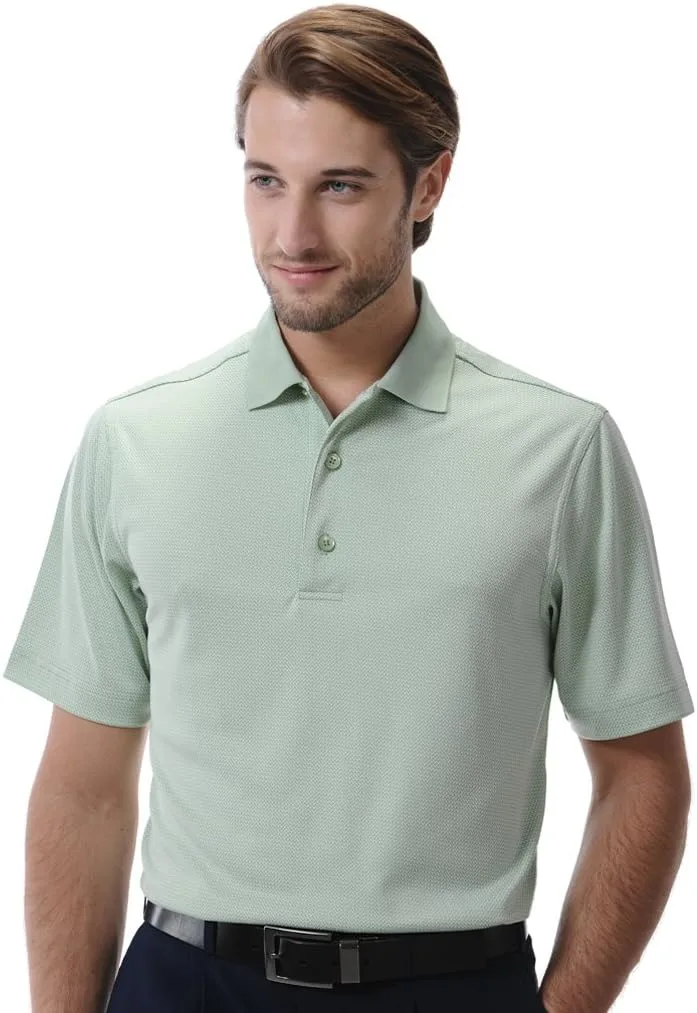 

Polo Monterey Club для мужчин с жаккардовой текстурой #1489