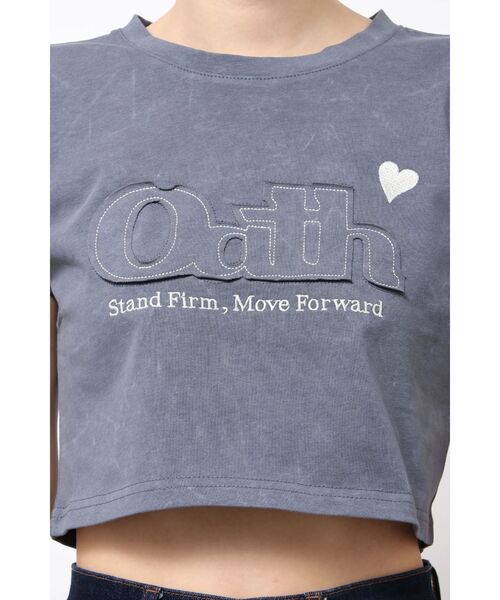 

Футболка с нашивкой и логотипом EMODA, синяя