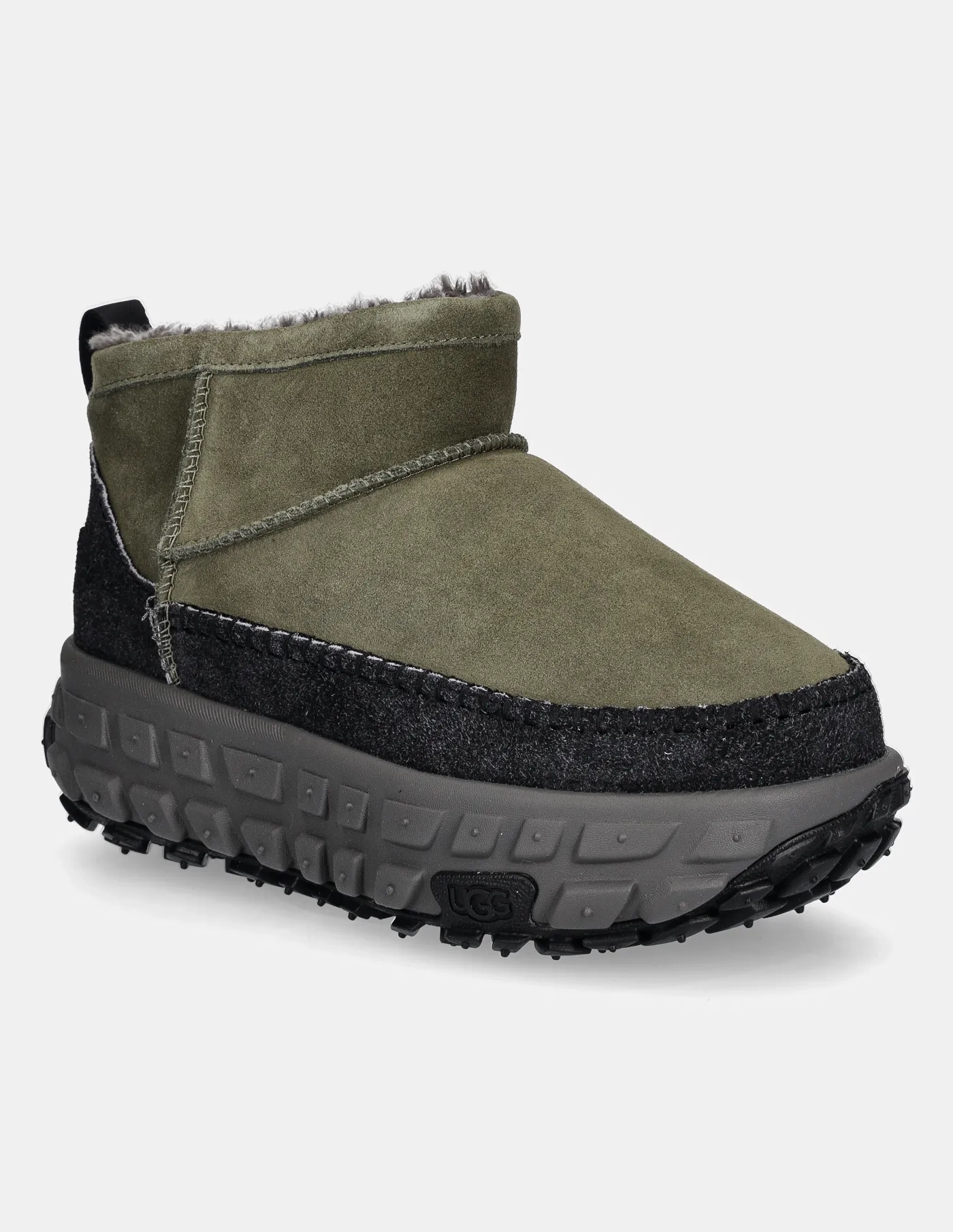 

Замшевые зимние ботинки UGG Venture Daze Ultra Mini, зеленый