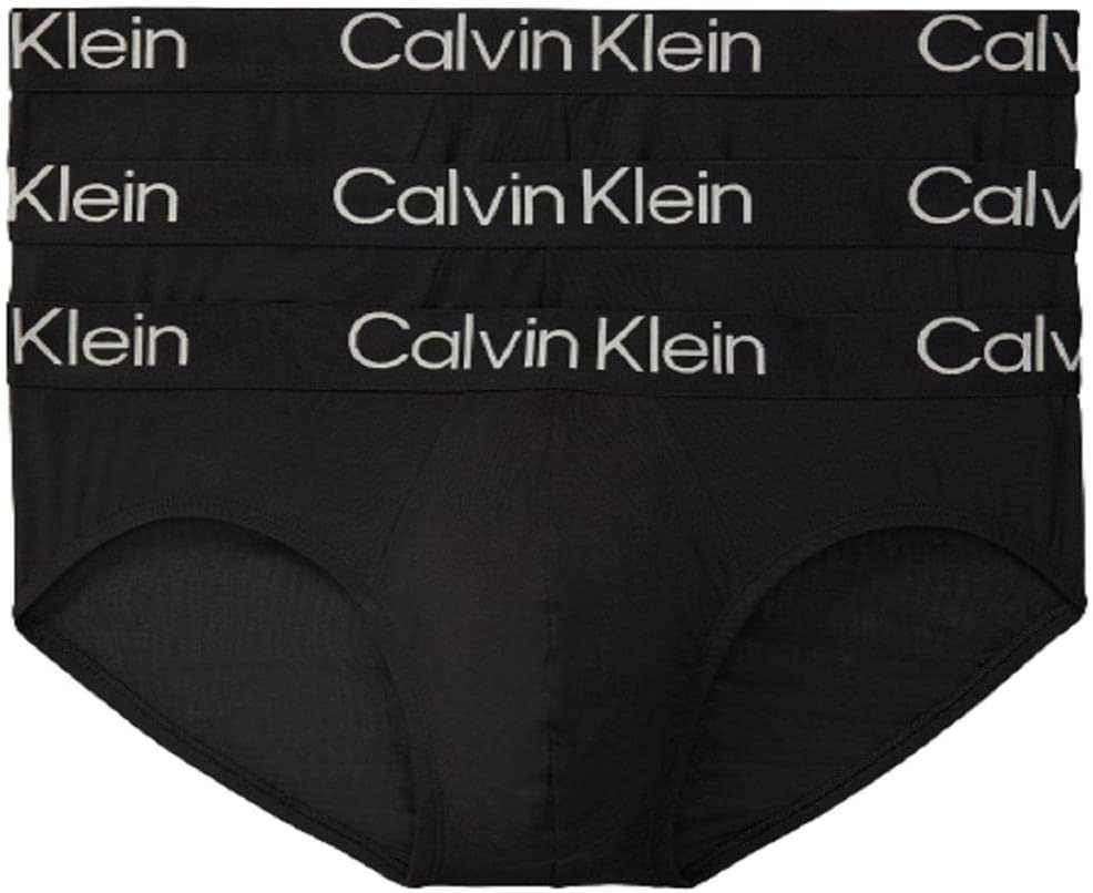 

Мужские ультрамягкие современные модальные трусы-слипы Calvin Klein, 3 Black