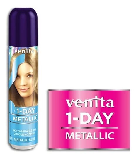 

Спрей-краска для волос, M3 Blue, 50 мл Venita, 1-Day