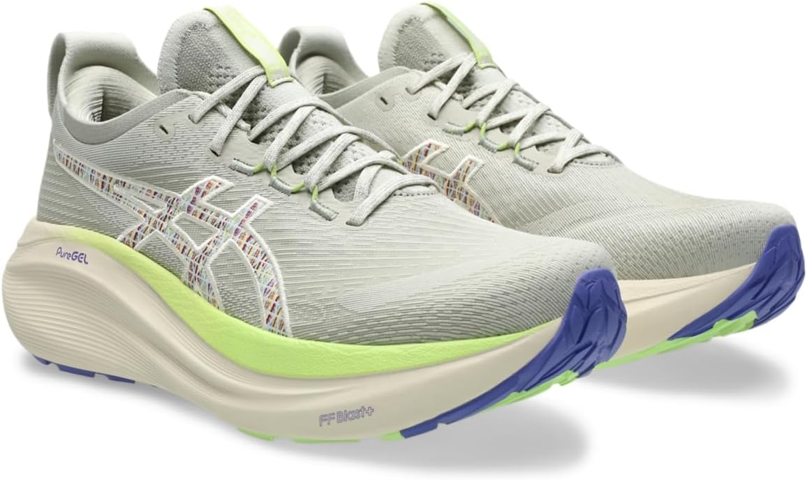 Мужские беговые кроссовки ASICS Gel-Nimbus 27, зеленый — фото 2