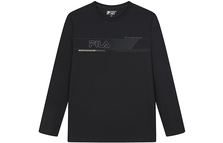 

FILA Футболка с рукавами, мужская, цвет «угольно-черный»