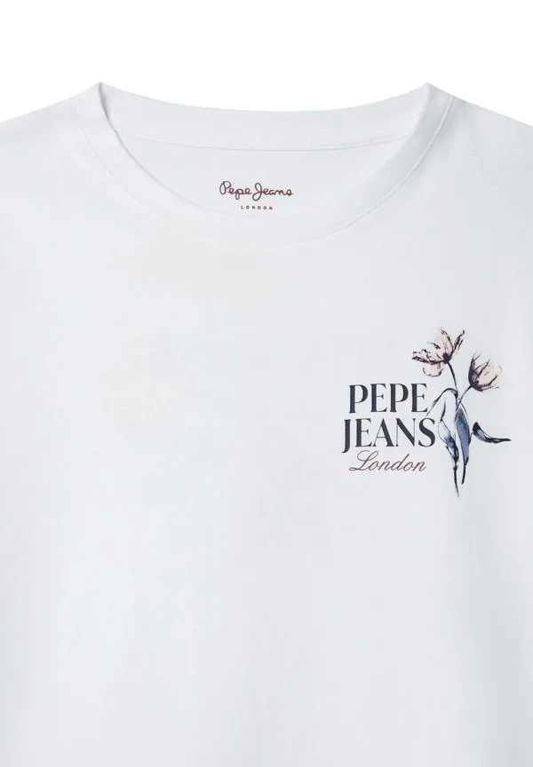 Базовая футболка с принтом гейлора Pepe Jeans, White — фото 3