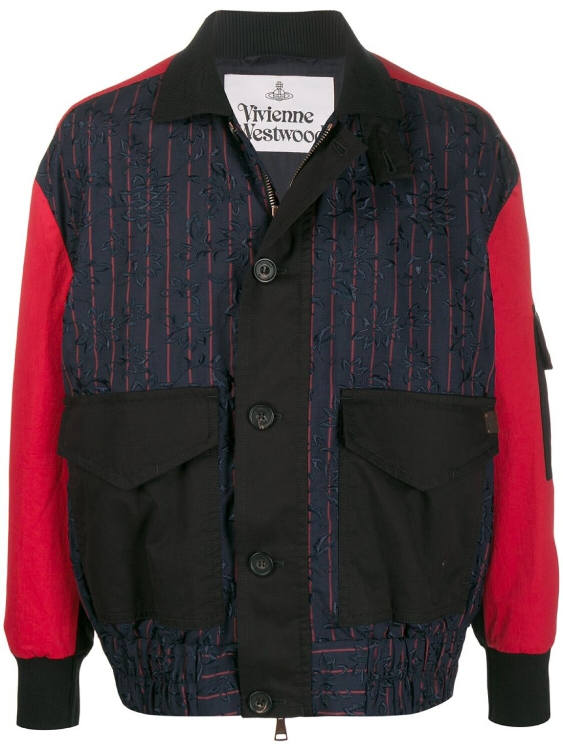 

Vivienne Westwood куртка с контрастными рукавами, черный