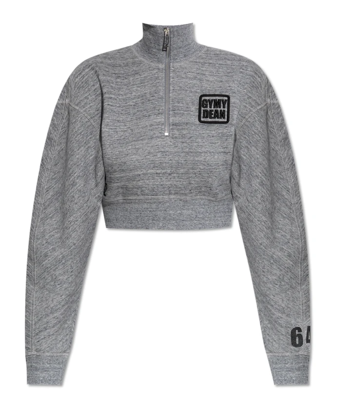 

Толстовка со стоячим воротником Dsquared2, серый