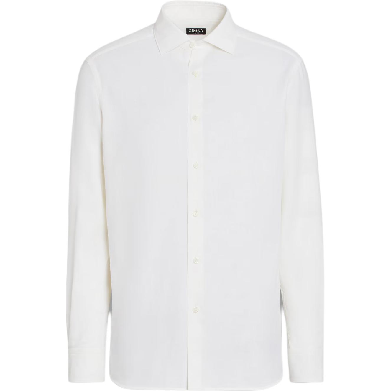 

Рубашка Zegna Cashco с длинными рукавами Ermenegildo Zegna, белый