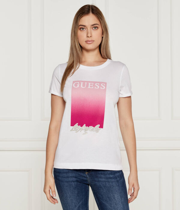 

Футболки Regular fit Guess Jeans, белый