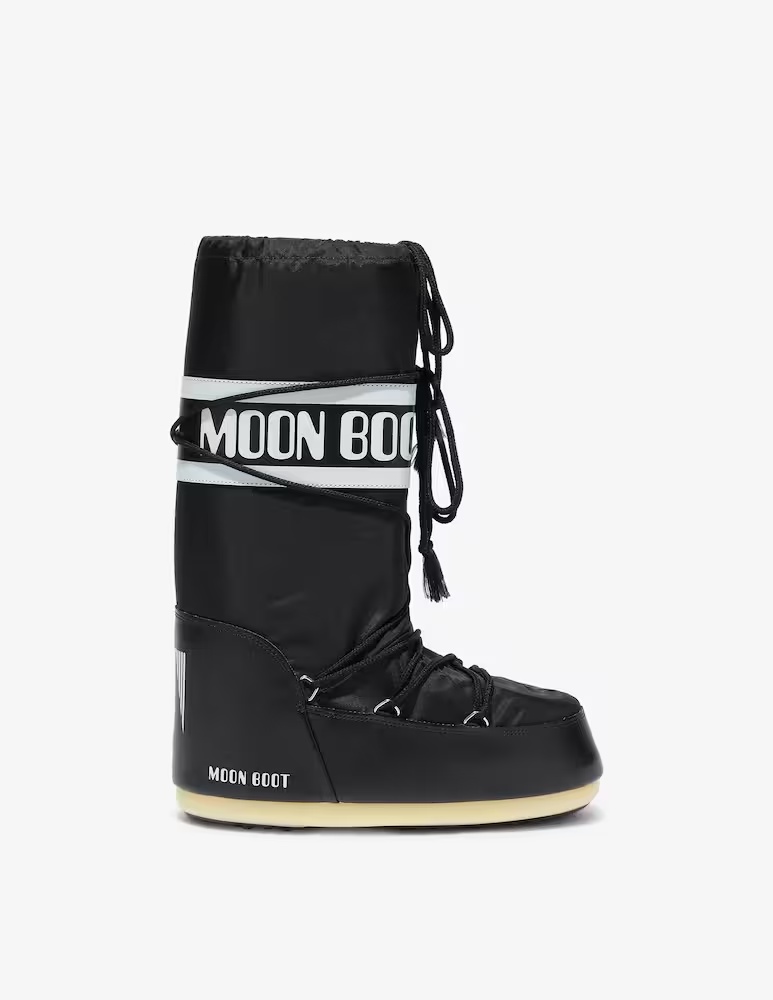 

Нейлоновые высокие ботинки с логотипом Moon Boot, черный