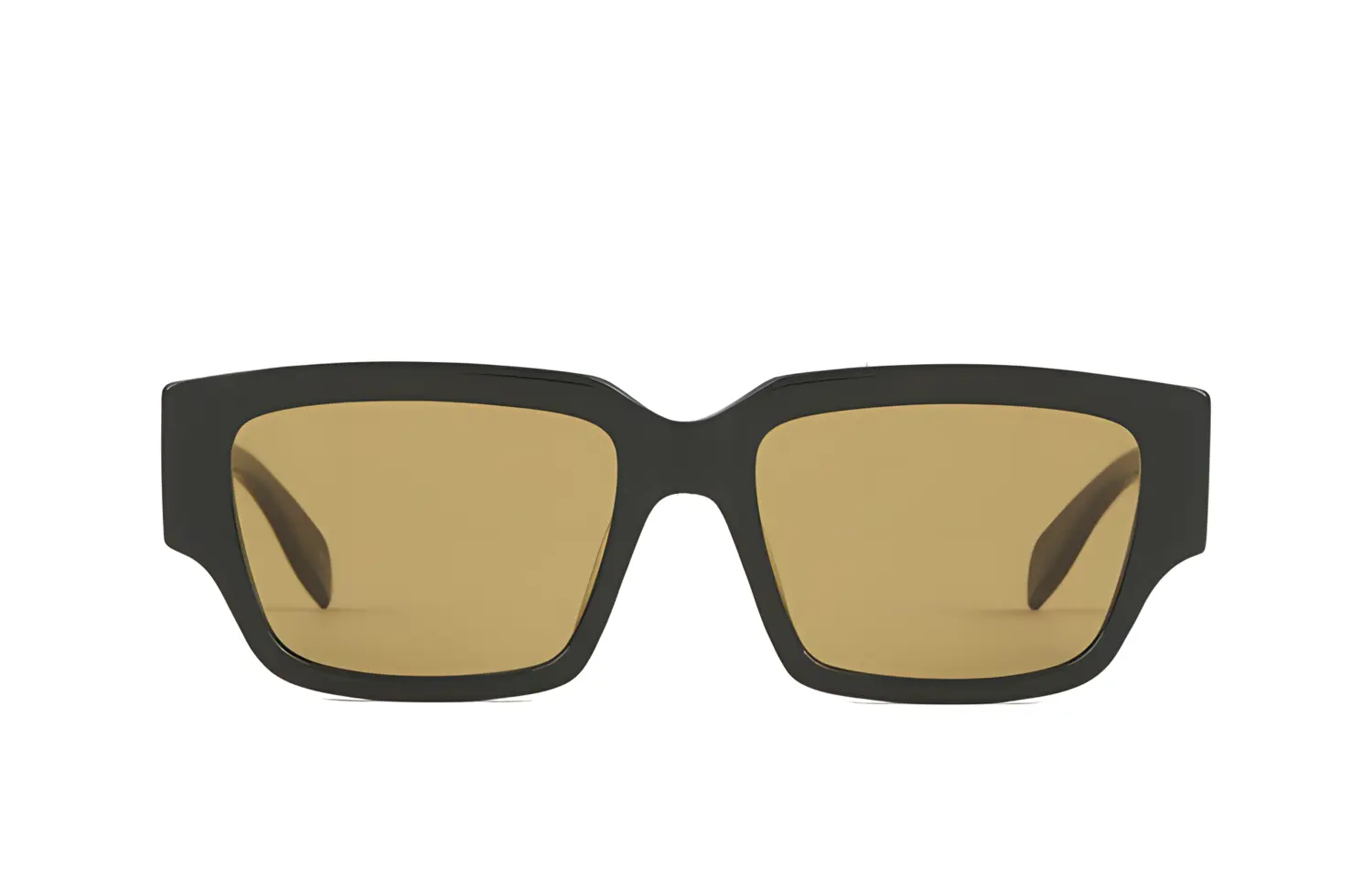 

Солнцезащитные очки асимметричной формы мужские черные Alexander McQueen