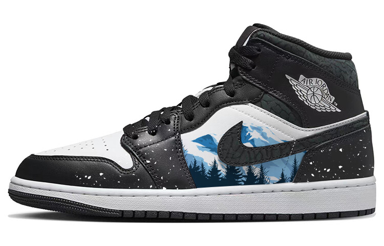 

Кроссовки Jordan 1 Mid SE Panda Elephant, черный