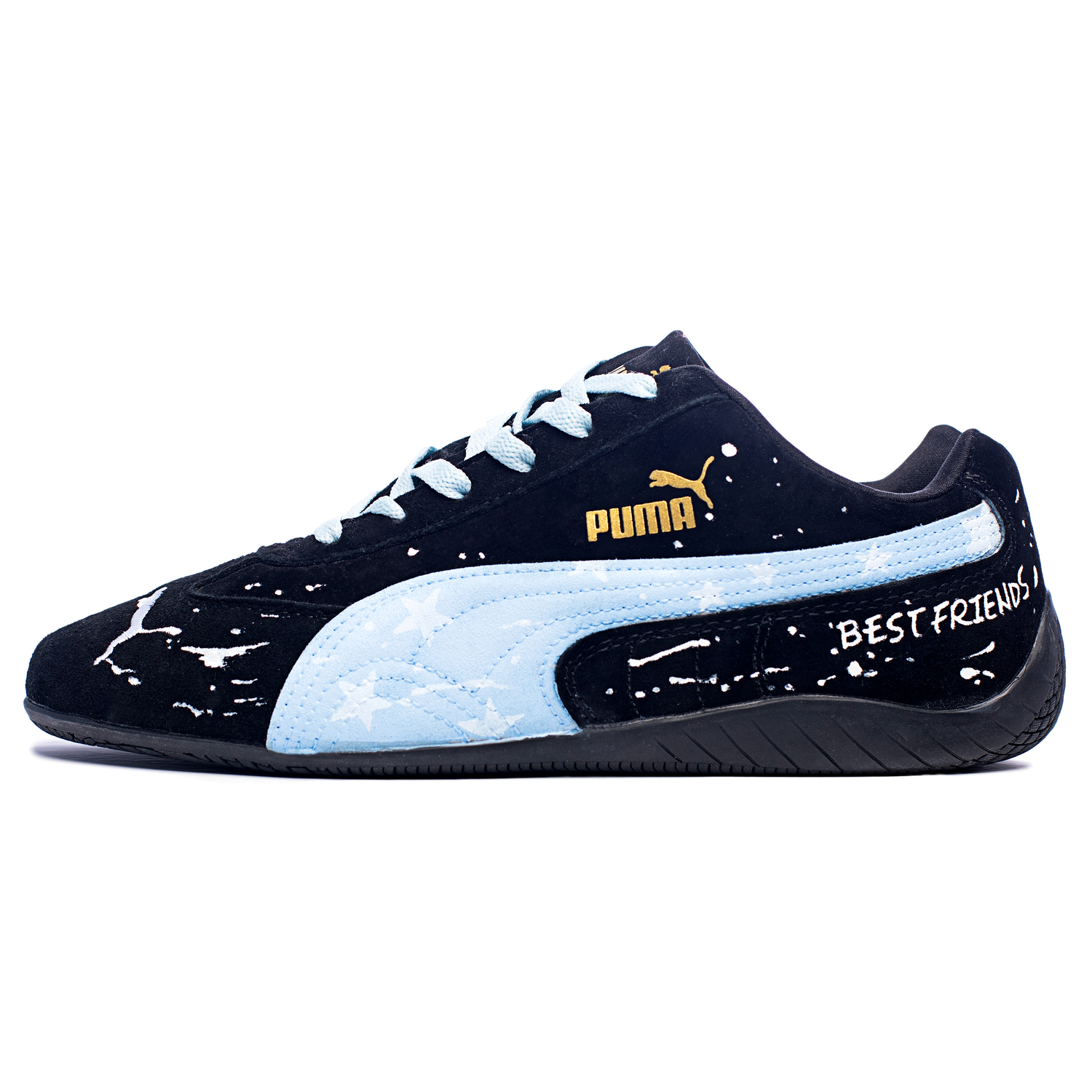 

Speedcat Collection устойчивые к истиранию повседневные ботинки Unisex Black Blue PUMA, Starlight