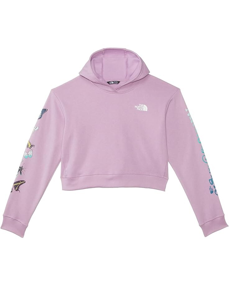 

Худи The North Face Kids Camp Fleece Pullover Hoodie, цвет Mineral Purple/Nature Is Magic Graphic