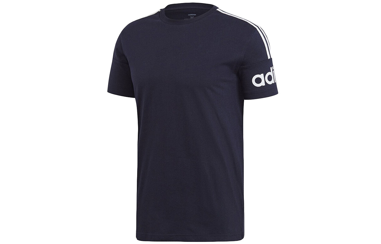 

Футболка мужская темно-синяя Adidas, темно-синий