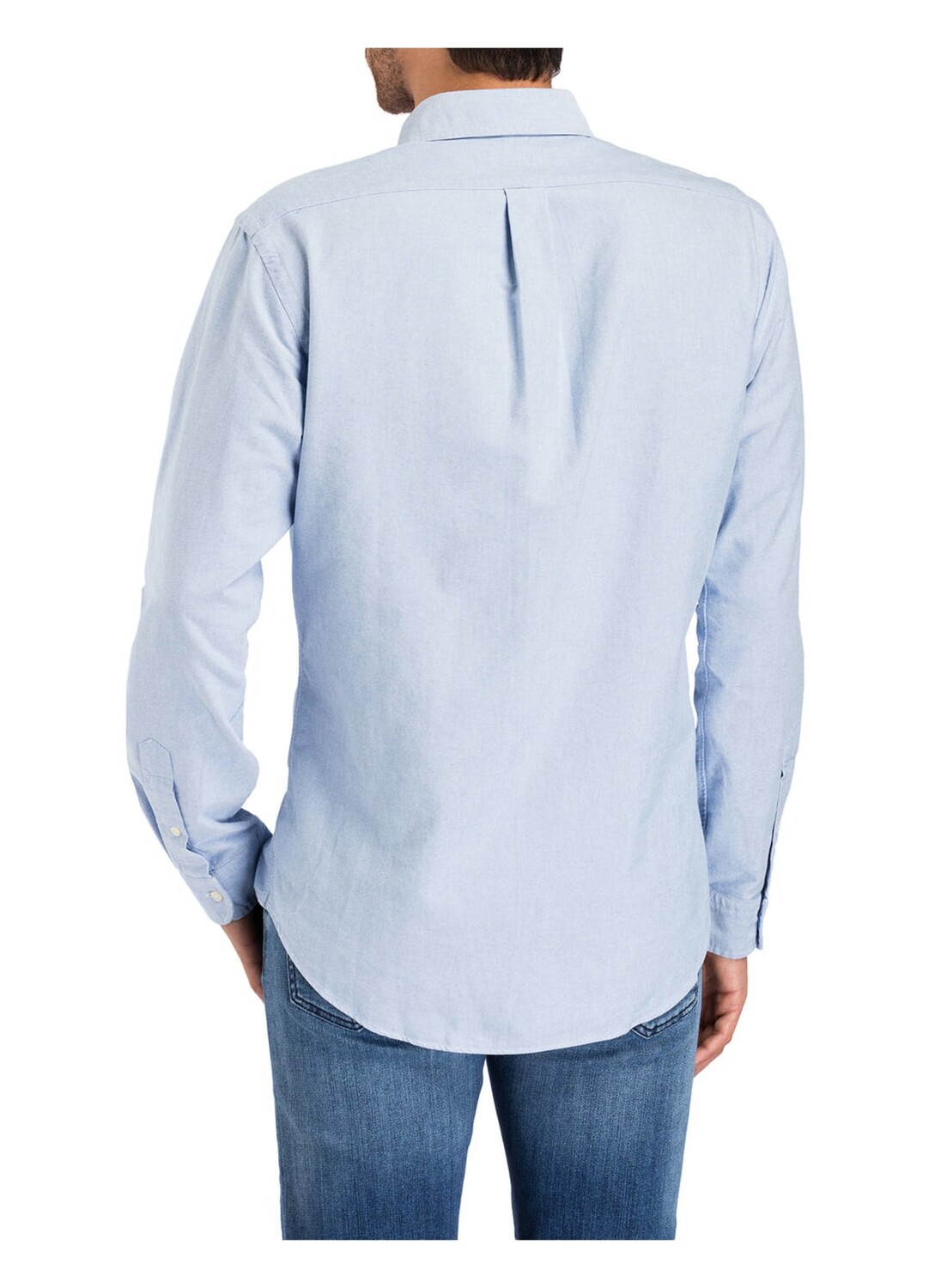 Рубашка POLO RALPH LAUREN OxfordSlim Fit, светло-синий — фото 3