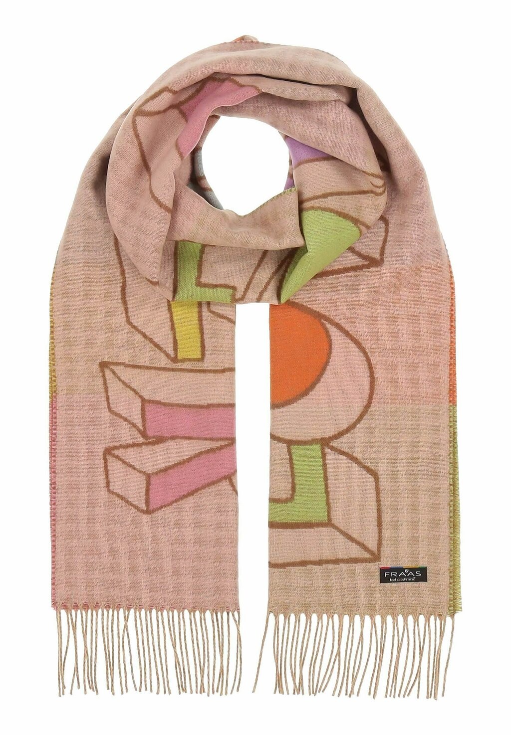 

Шарф LOVE FOREVER CASHMINK MADE IN GERMANY FRAAS, светло-розовый