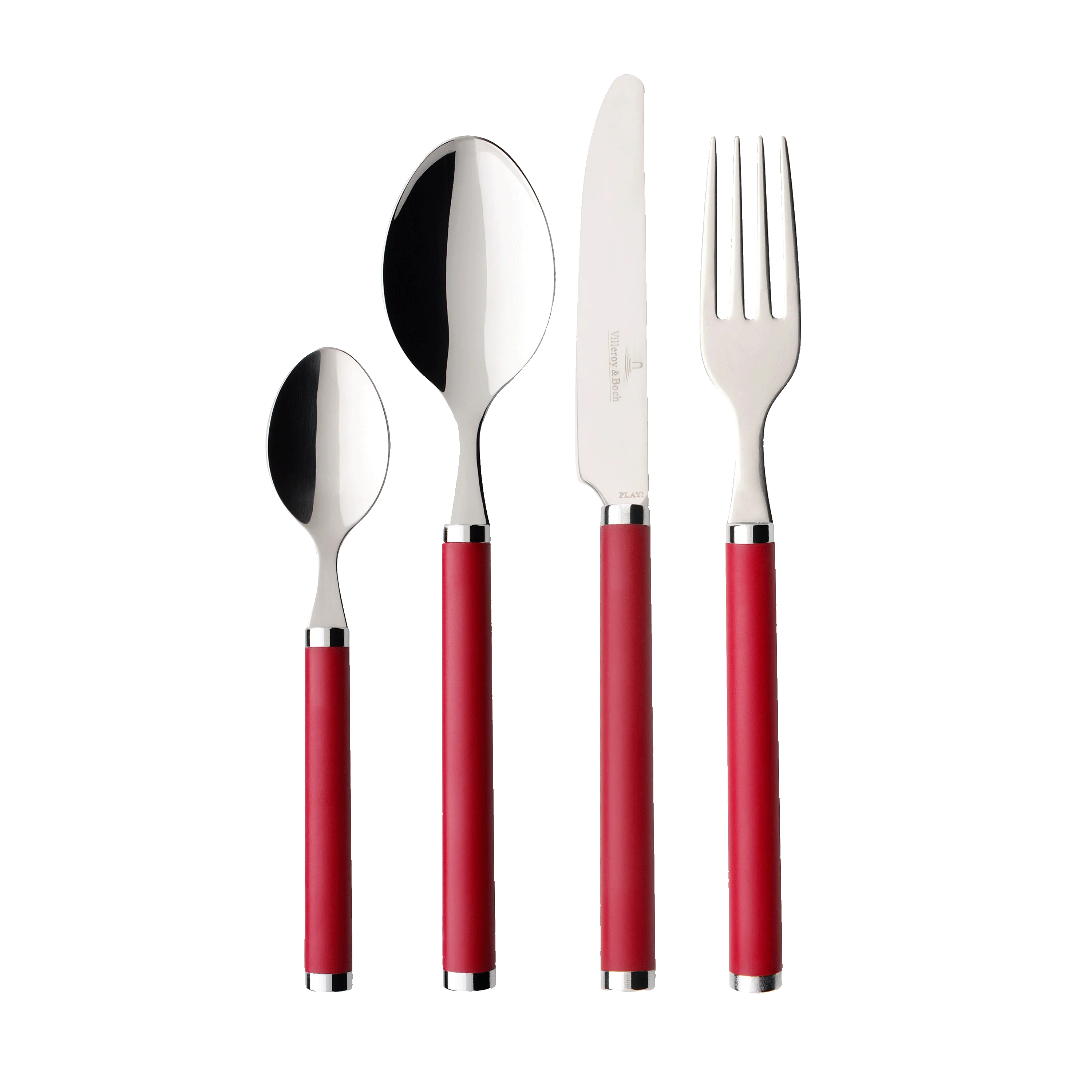 

Играть! Набор столовых приборов 24 предмета Villeroy & Boch, красный