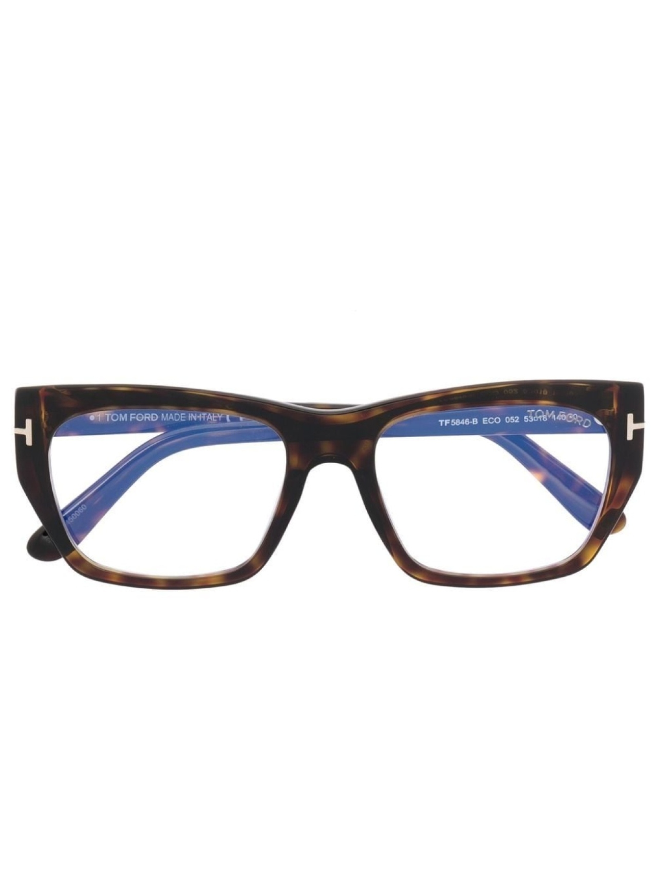 

TOM FORD Eyewear очки FT5846B в квадратной оправе, коричневый