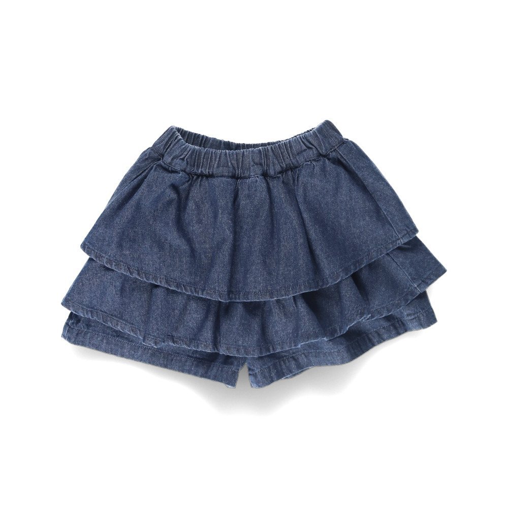 Джинсовые юбка с оборками Branshes, Navy blue — фото 2