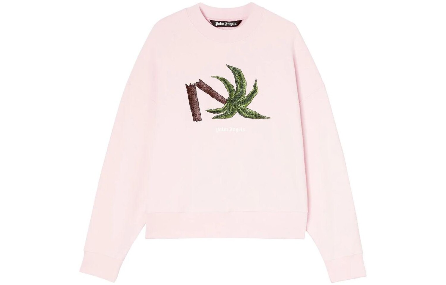 

Толстовка Broken Palm Palm Angels, розовый