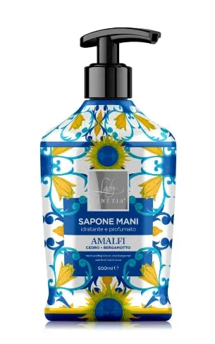 Жидкое мыло для рук Lady Venezia Le Ceramiche Collection Amalfi с ароматом кедра и бергамота 500 мл Lady Venezia