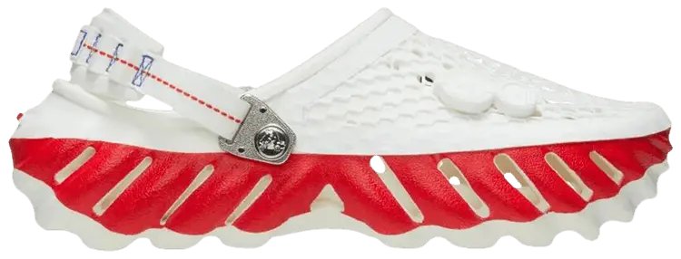 

Сабо Crocs Kanghyuk x Echo Clog 'White Red', белый