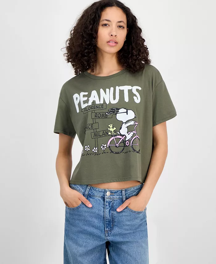 

Grayon Threads, The Label Juniors' Snoopy Bike Футболка Grayson Threads, The Label, зеленый