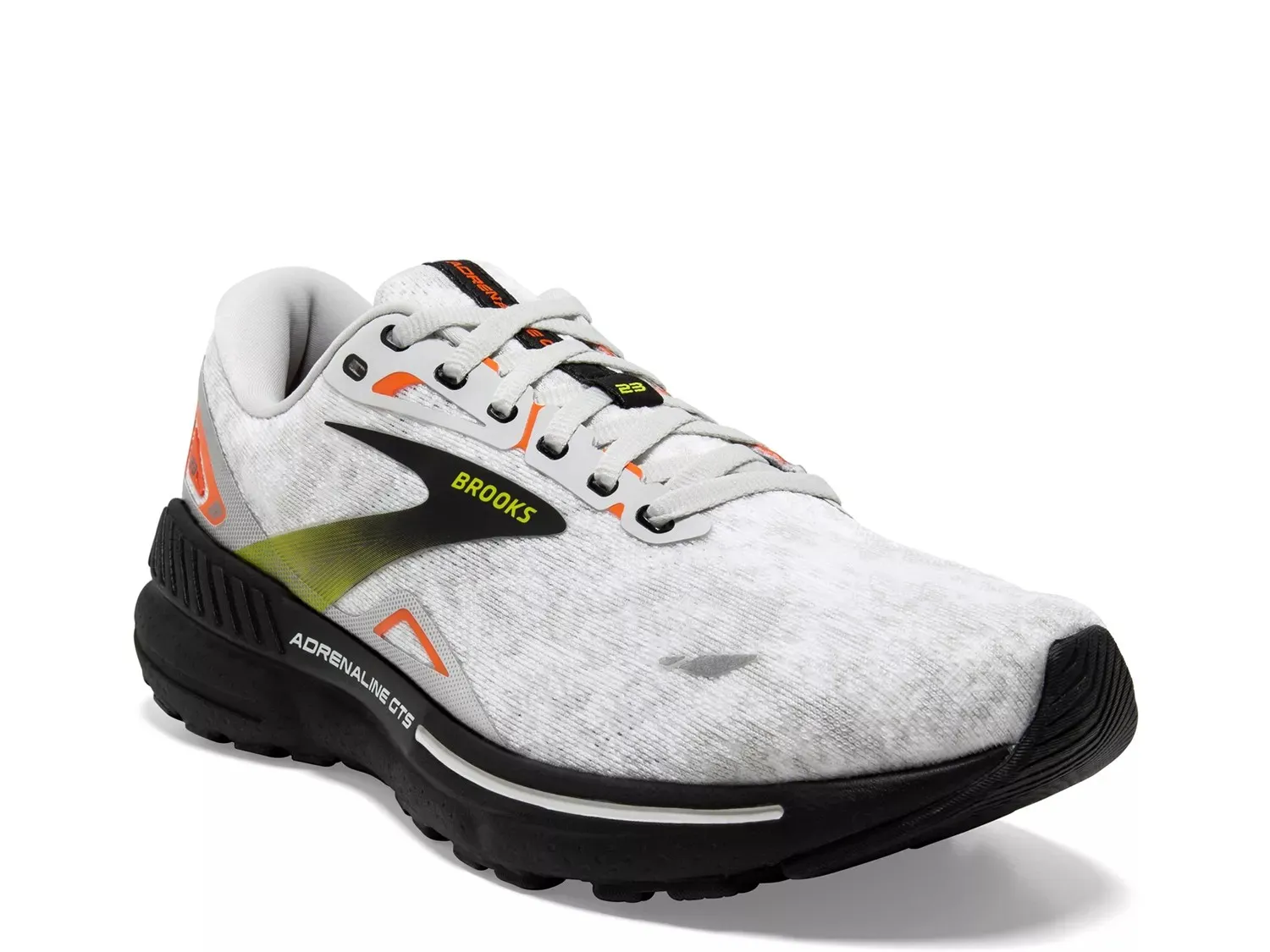 

Кроссовки для бега Brooks Adrenaline GTS 23 — мужские, белые/серые/оранжевые