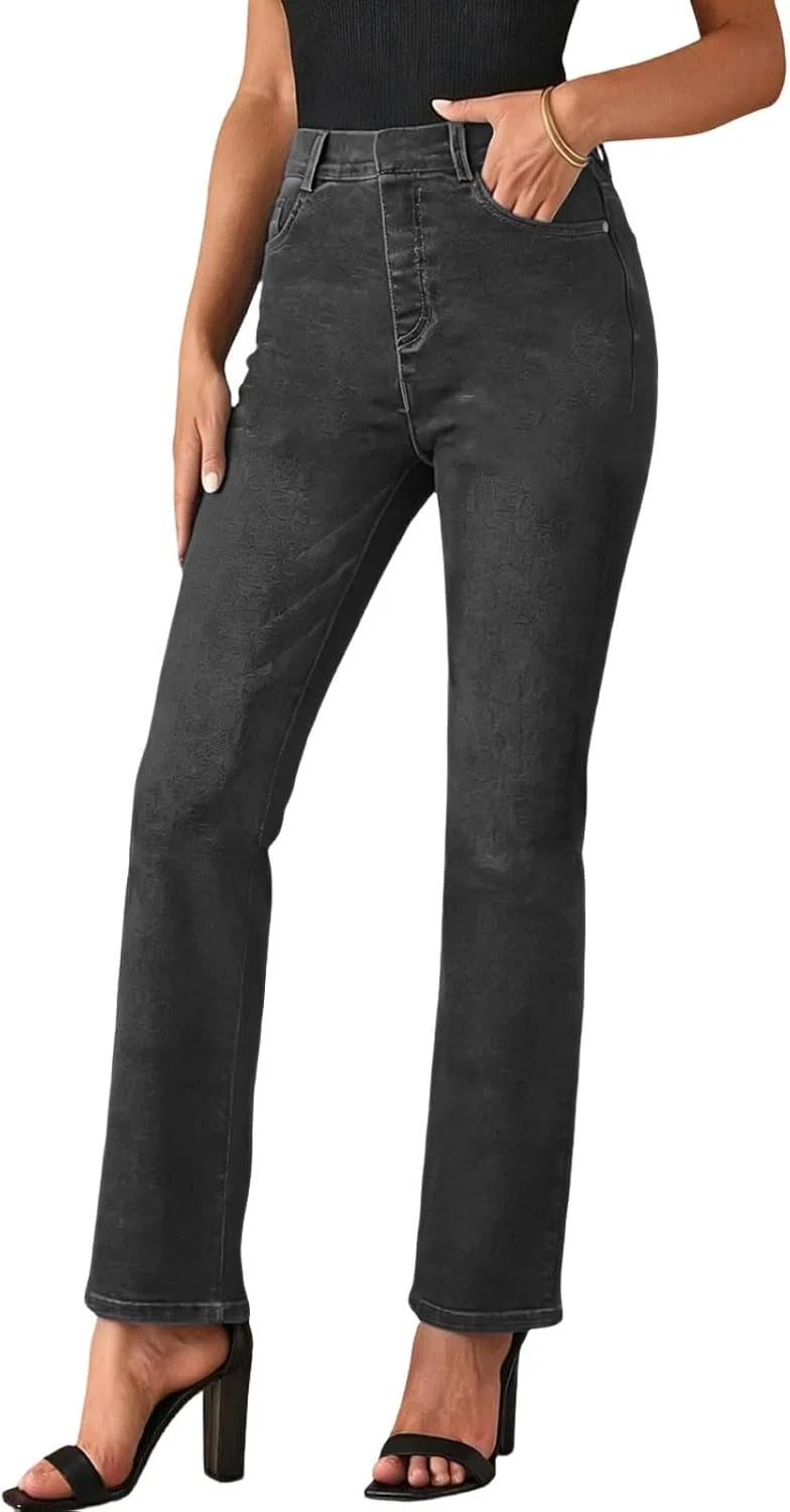 Джинсы, зауженные, Women's Denim Pants, черный