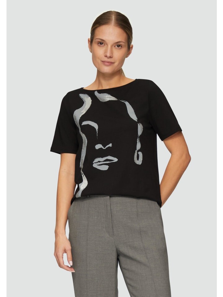 

Футболка s.Oliver BLACK LABEL T-Shirt kurzarm, черный
