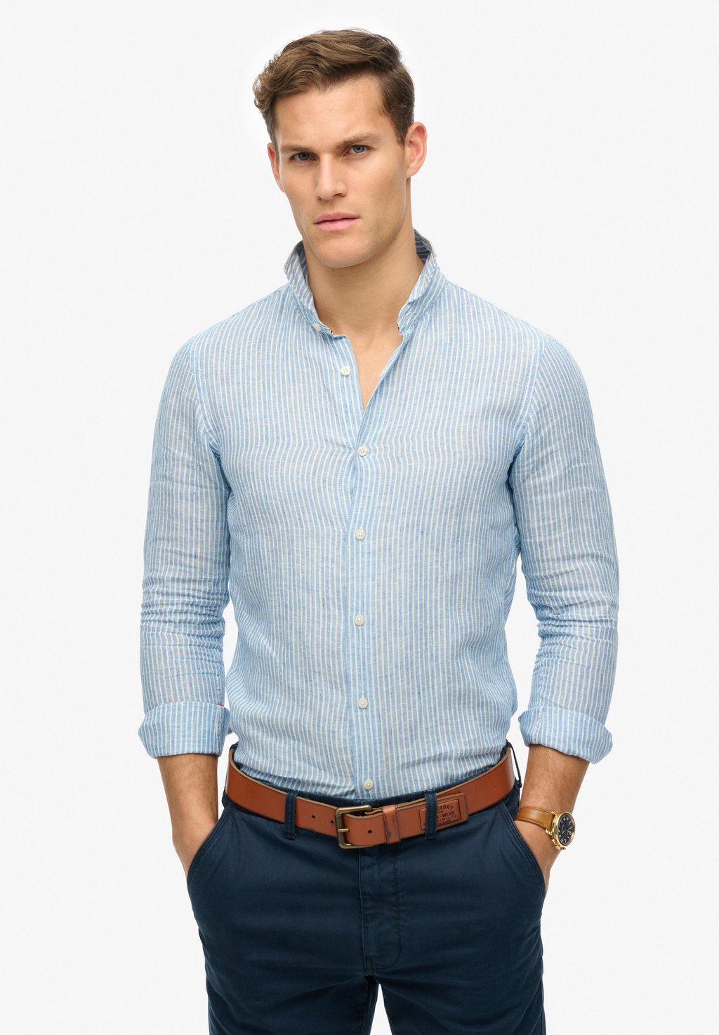 

Рубашка VACATION LONG SLEEVED Superdry, синий