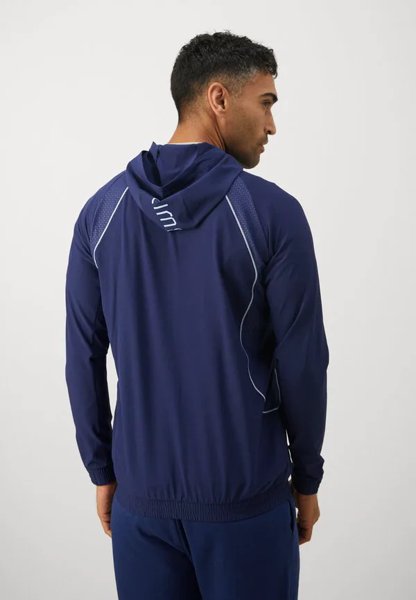 Техническая тренировочная куртка Adidas Performance, Dark Blue/Glow Blue — фото 3