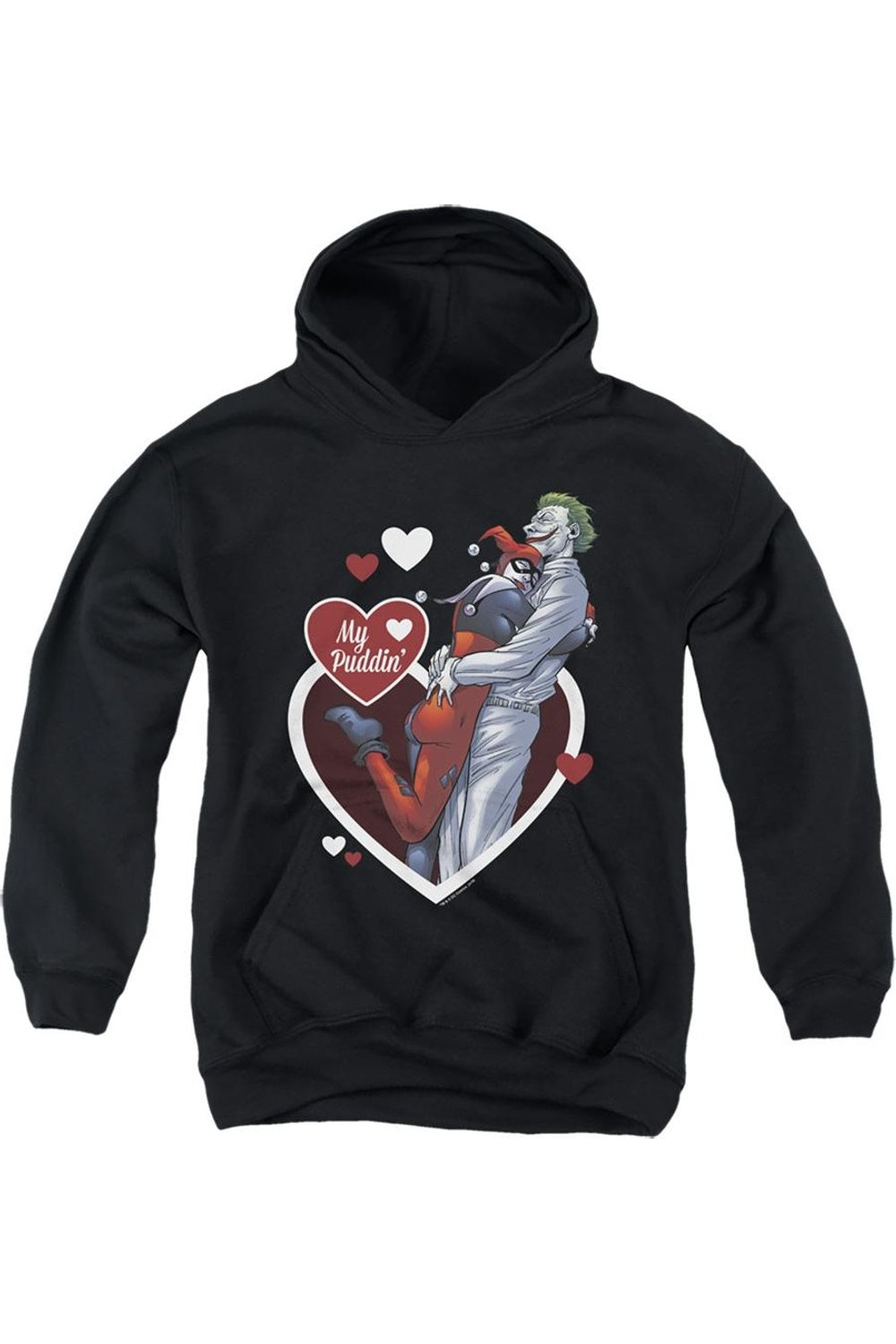 

Бэтмен Мой Пудинг Молодежная Толстовка с Капюшоном Gildan, черный