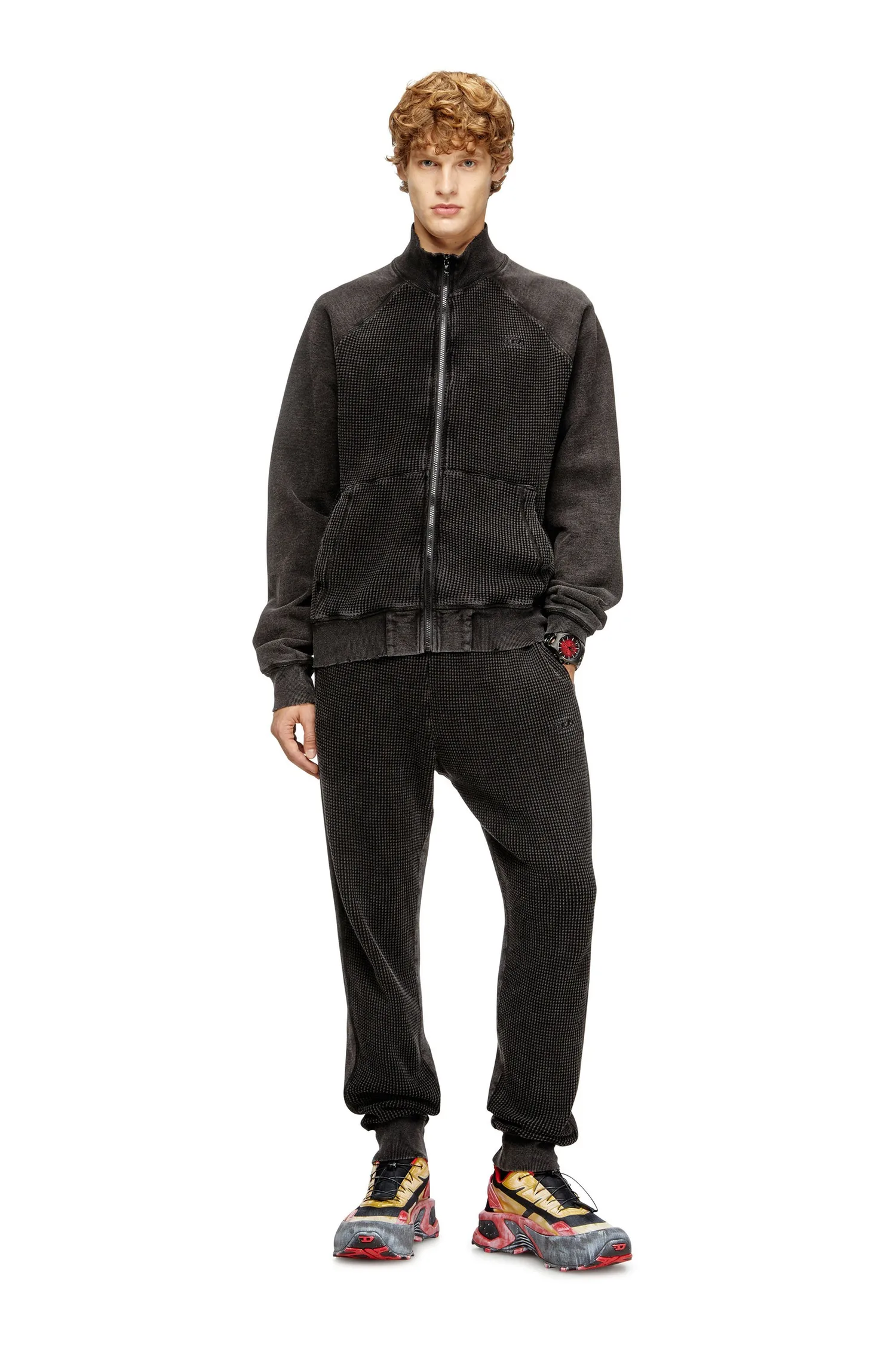 Мужская куртка на молнии S-WAFY-ZIP-RAG Diesel, Black and other colors — фото 3