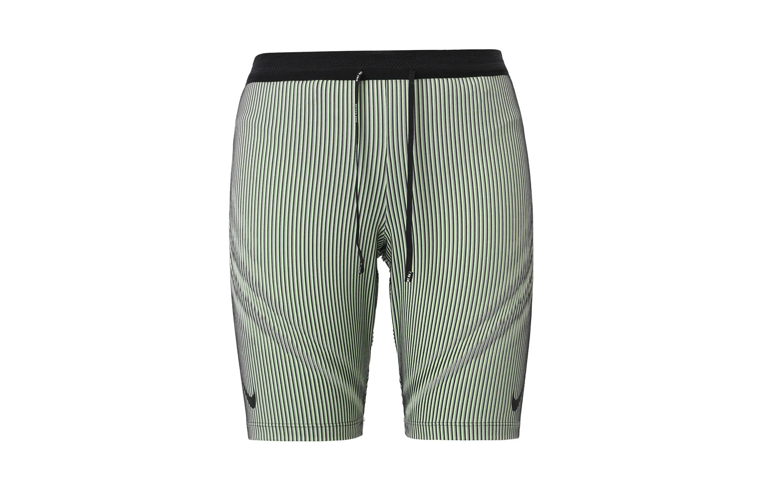 Nike Шорты для бега мужские Dri FIT ADV Coal Black/Vapor Green/Matte Silver/Vapor Green