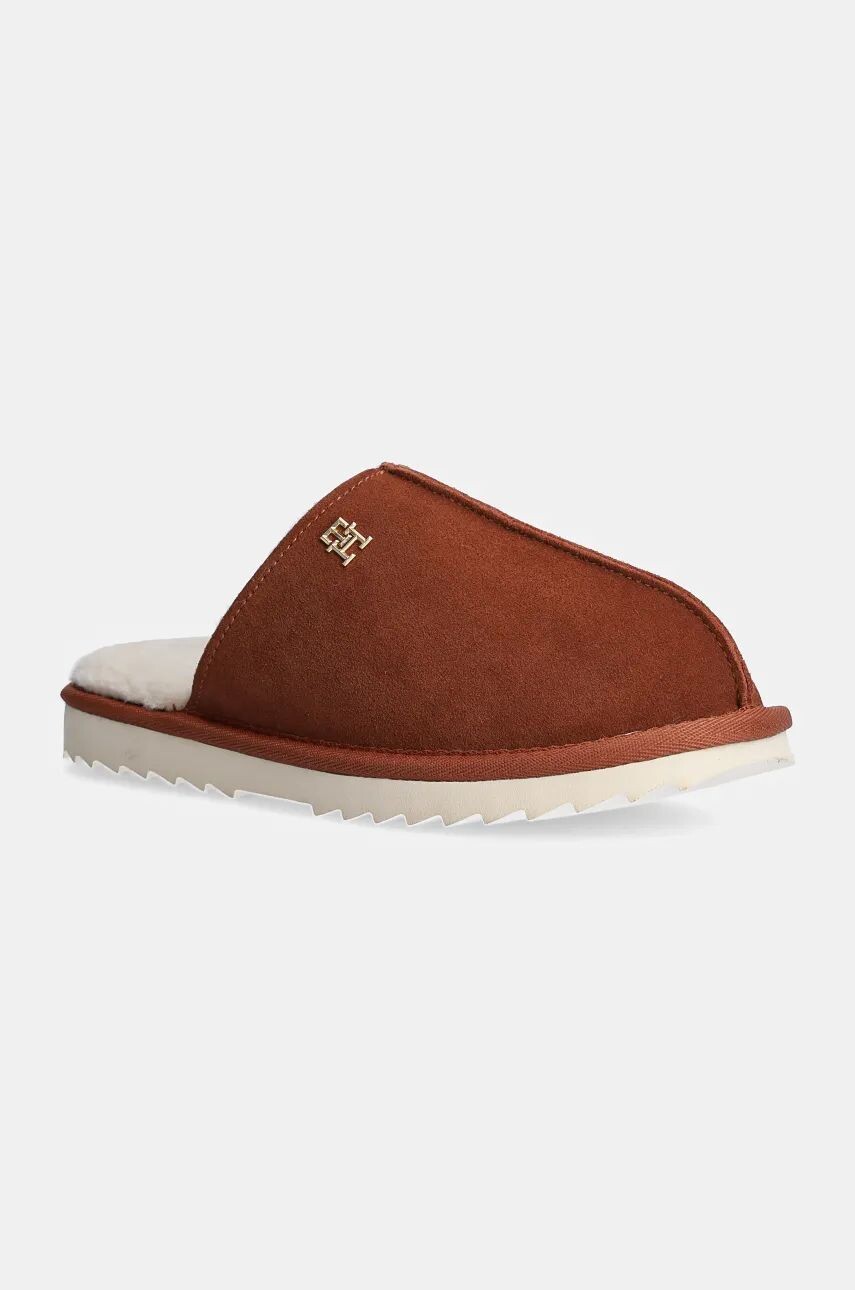 

Тапочки Tommy Hilfiger TH ELEVATED COMFORT HOME SLIPPER, коричневый
