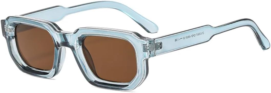 

Популярные модные солнцезащитные очки с заклепками для мужчин, винтажные панк-очки с градиентом, женские солнцезащитные очки в тренде с защитой от УФ-излучения UV400 TYUVIVO, Blue