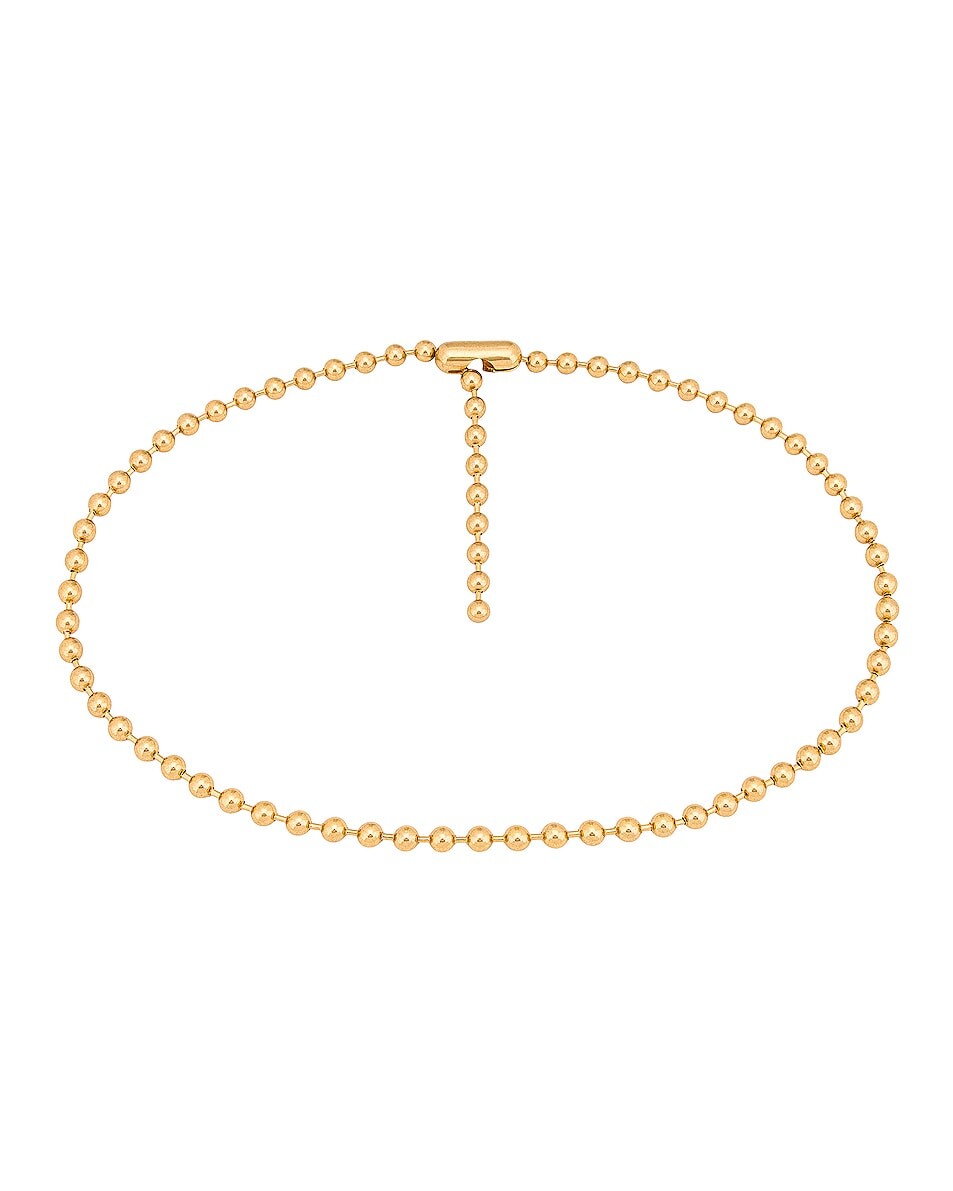 

Ремень Bottega Veneta Round Metal Chain, цвет Oro