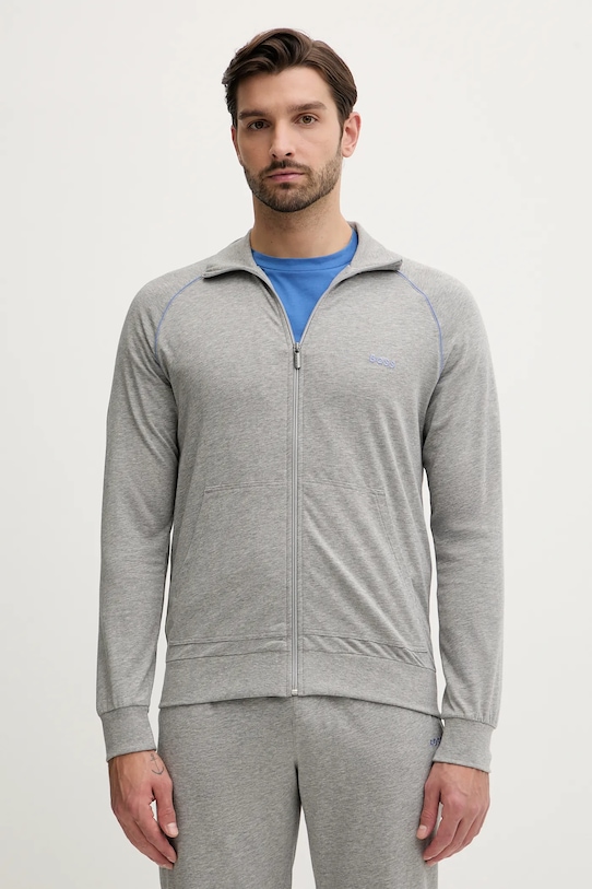 

Свободная толстовка BOSS, куртка mix&match jacket z, серый