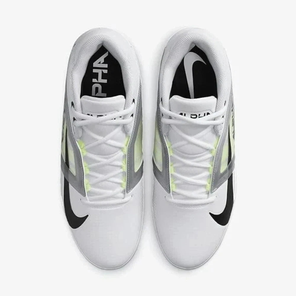 Мужские футбольные бутсы Nike Alpha Menace 4 Pro FD7037-100 белого и серебристого цвета NIN839 — фото 4