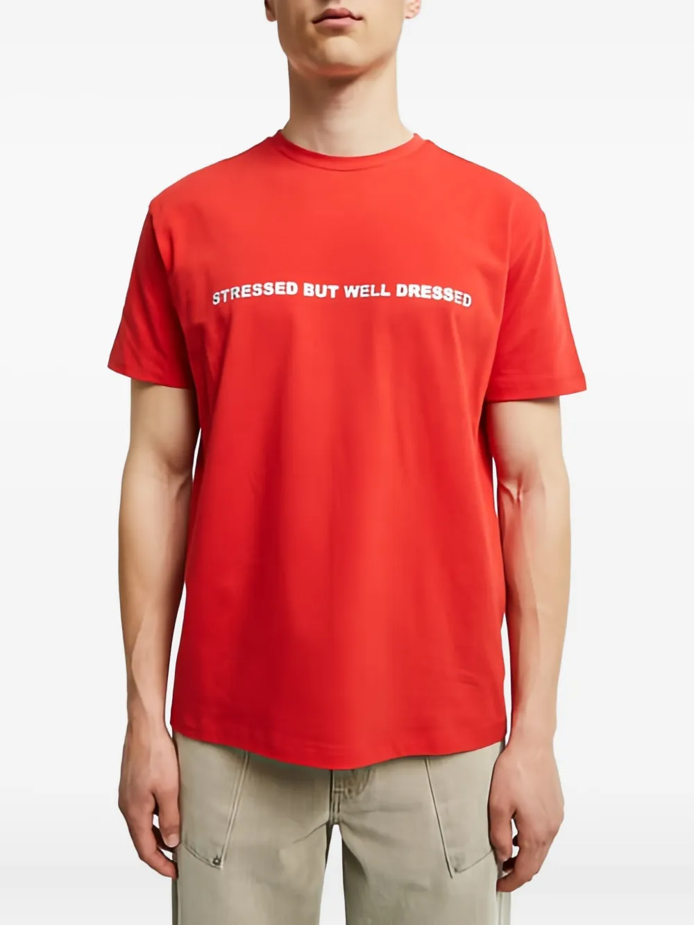 

Футболка из органического хлопка с надписью Paloma Wool, красный