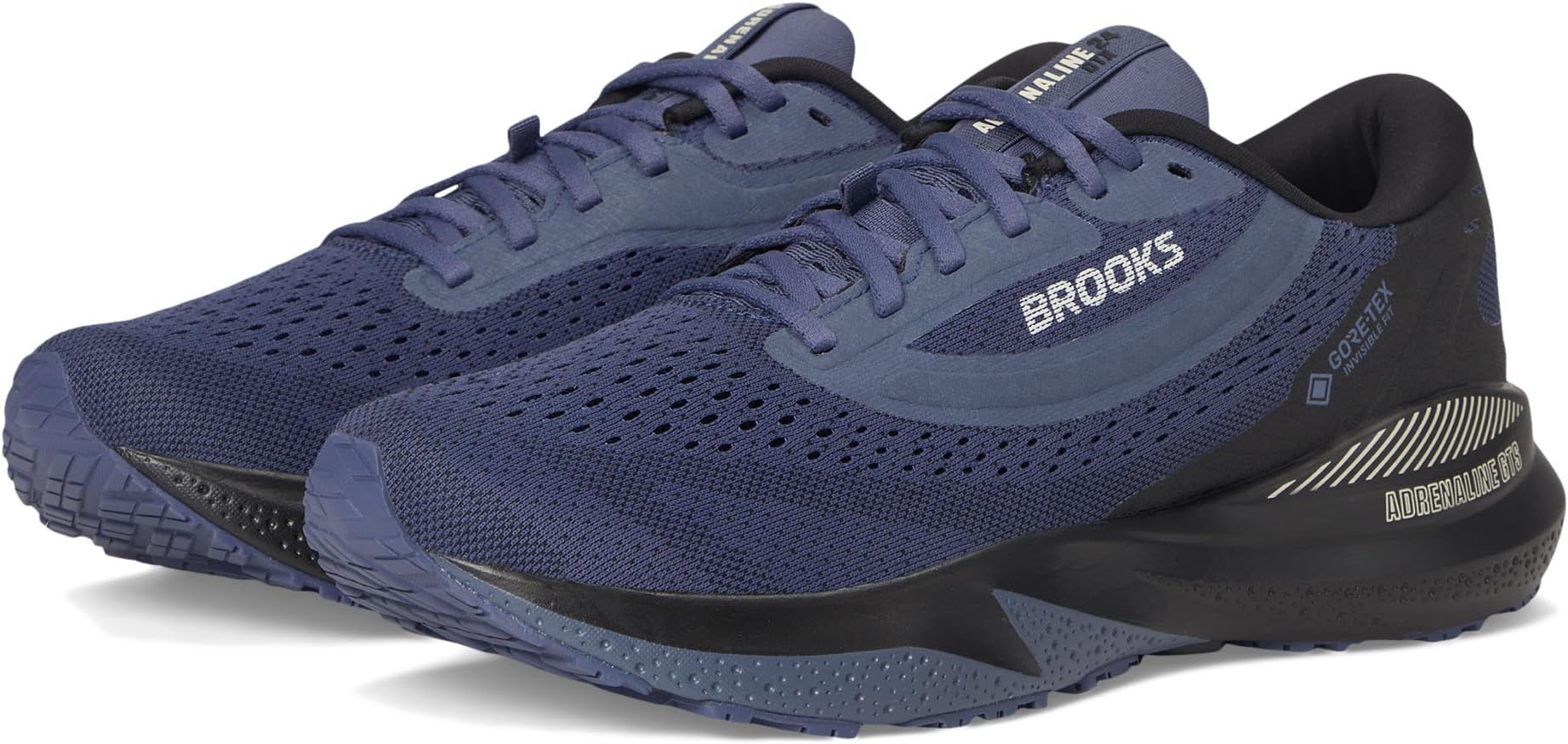 

Кроссовки Brooks Adrenaline GTS 24 GTX, цвет Black/Nightshadow/Coconut
