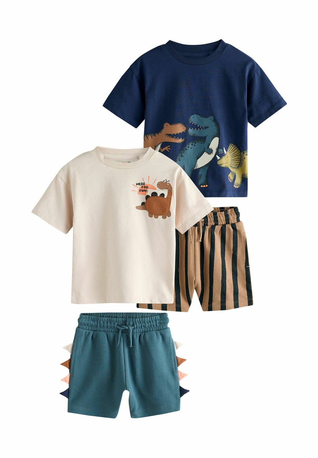 

Футболка с принтом SHORT SLEEVE SET 2 PACK Next, синий