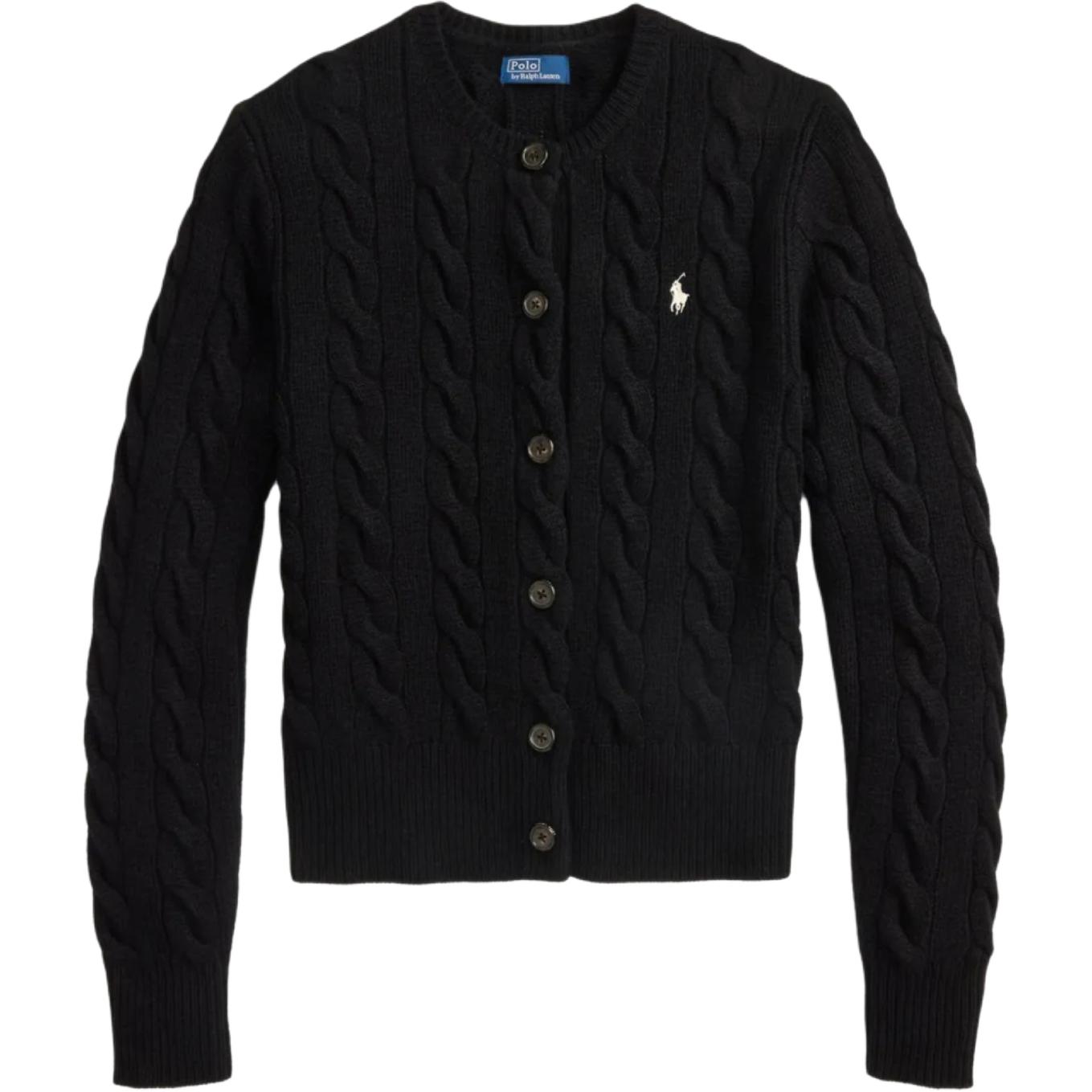 

Кардиган с вышитым логотипом Polo Ralph Lauren, черный