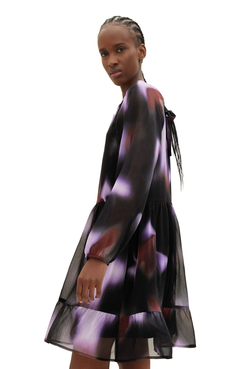 

Для женщин/девочек для взрослых черный абстрактный принт Tom Tailor Denim, черный