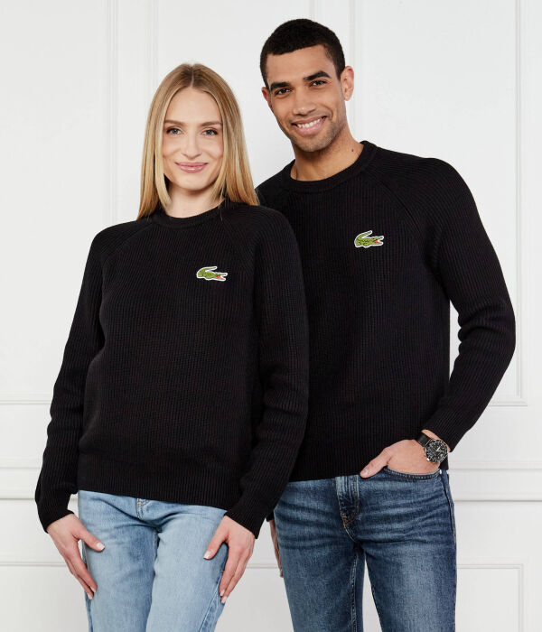 

Свитер Classic fit Lacoste, черный