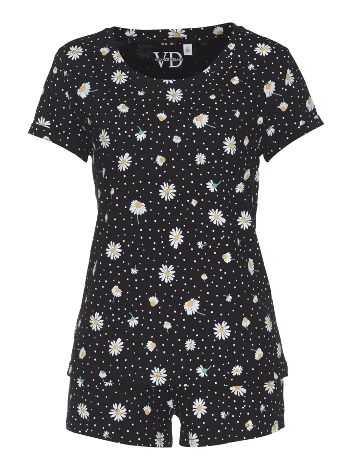 

VIVANCE DREAMS Коротенькие шорты с черным узором